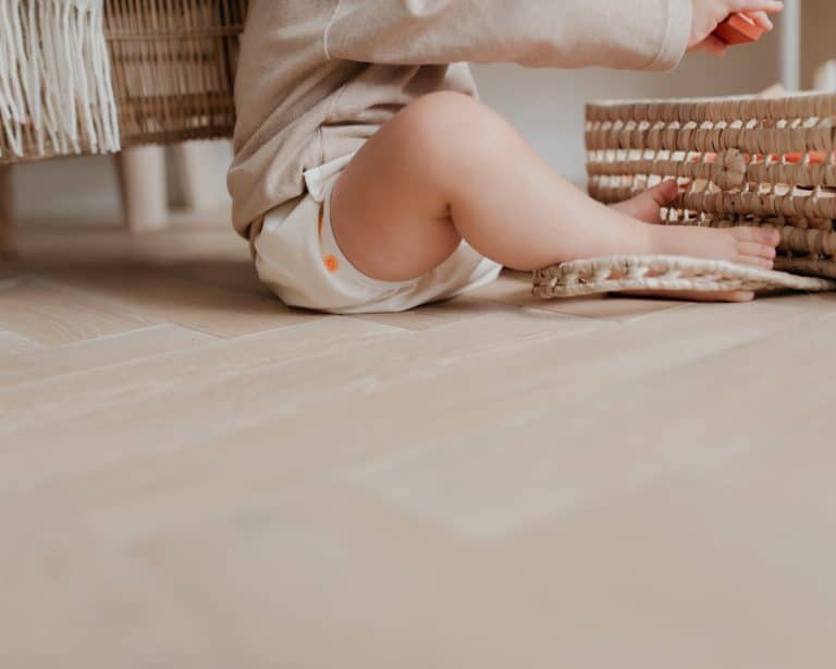 Wasbare luier - overbroekje baby's breath