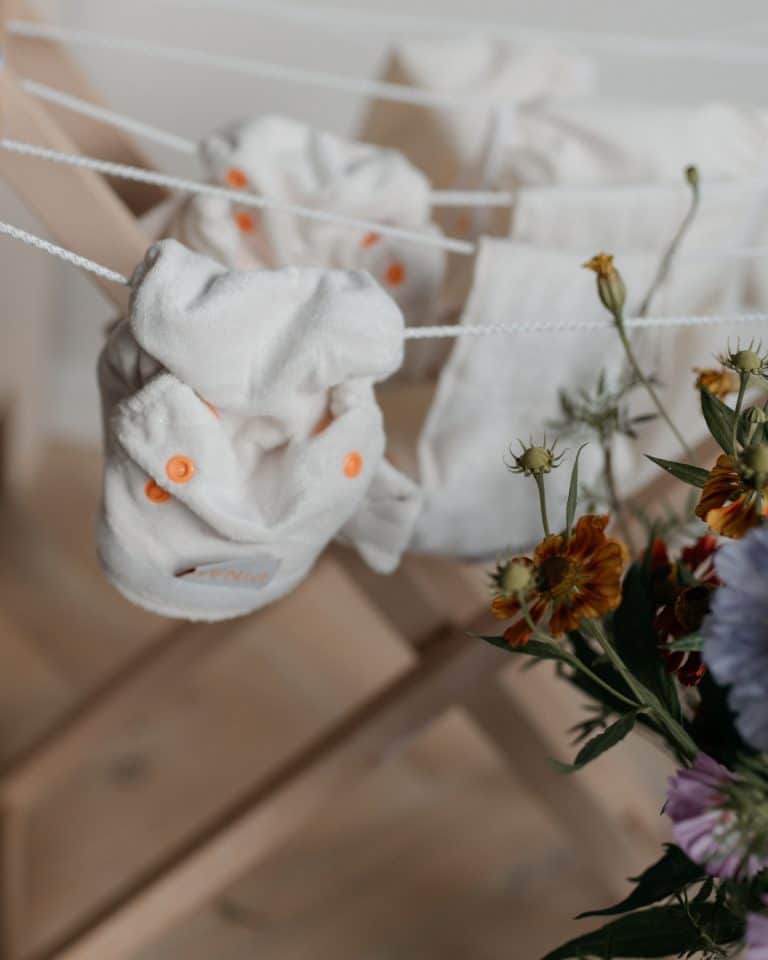 wasbare luiers drogen